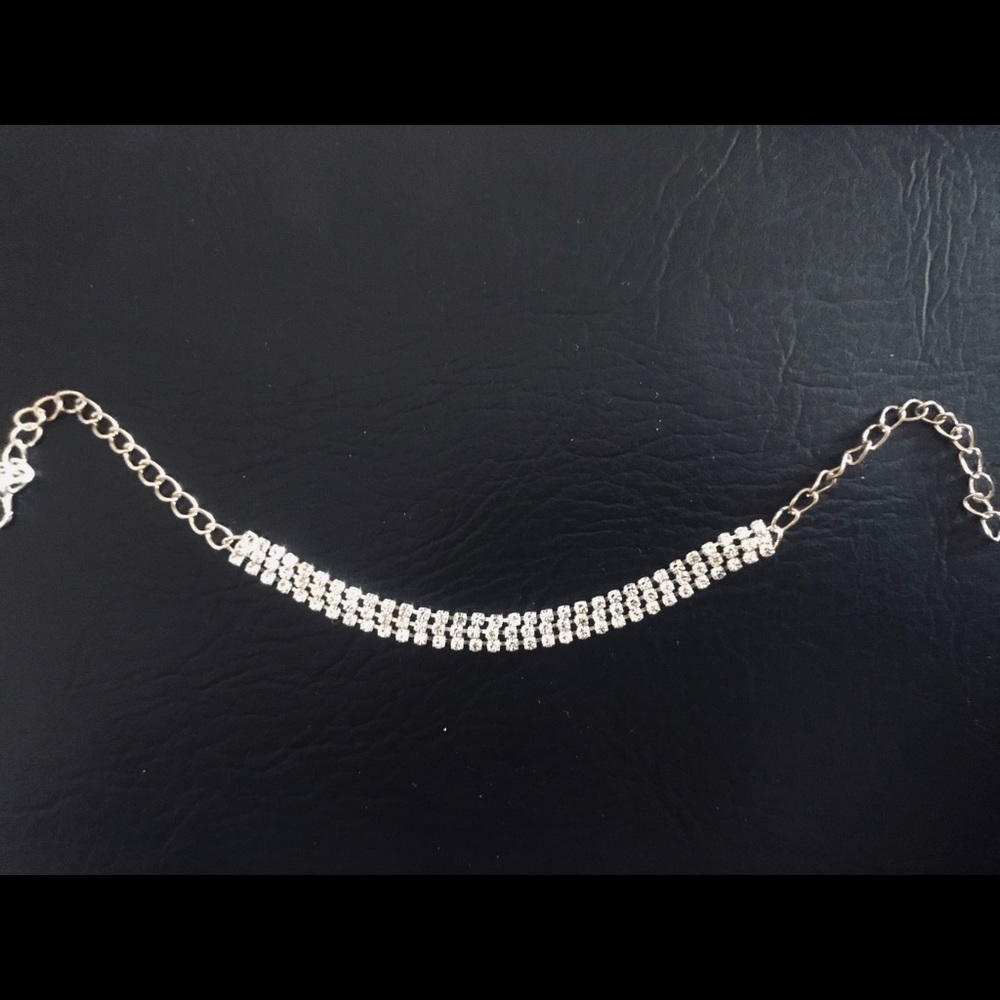 Crystal Ankle Bracelet (adjustable 7”-9”) - Picture 2 of 4